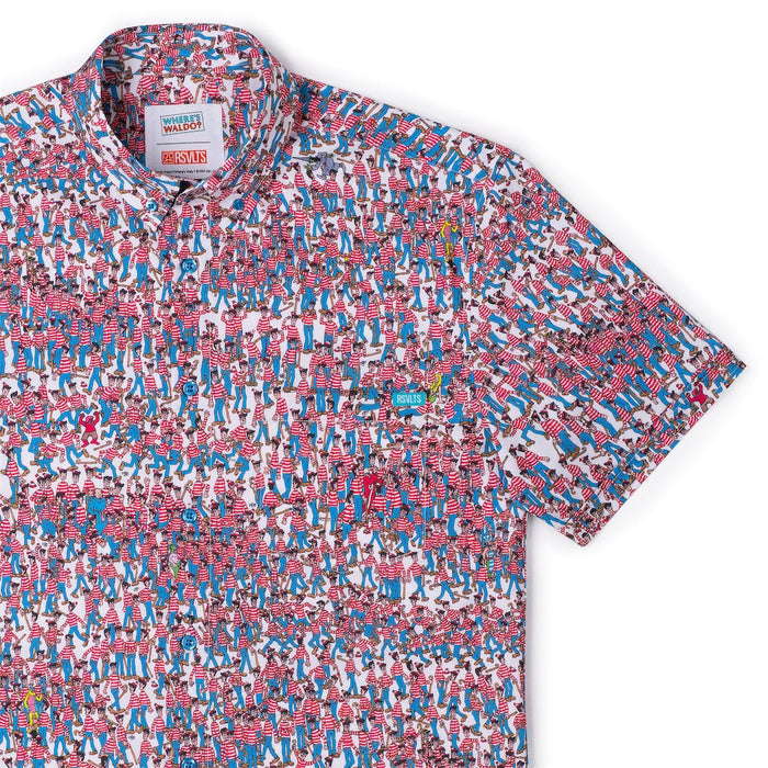 RSVLTS XS Where's Waldo Short Sleeve Shirt Where's Waldo "There's Waldo!" – KUNUFLEX Short Sleeve Shirt Where's Waldo "There's Waldo!" – KUNUFLEX Short Sleeve Shirt