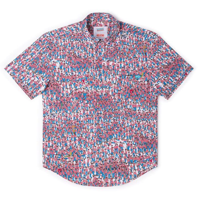 RSVLTS Where's Waldo Short Sleeve Shirt Where's Waldo "There's Waldo!" – KUNUFLEX Short Sleeve Shirt Where's Waldo "There's Waldo!" – KUNUFLEX Short Sleeve Shirt