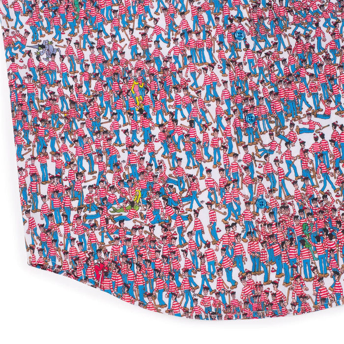 RSVLTS Where's Waldo Short Sleeve Shirt Where's Waldo "There's Waldo!" – KUNUFLEX Short Sleeve Shirt Where's Waldo "There's Waldo!" – KUNUFLEX Short Sleeve Shirt