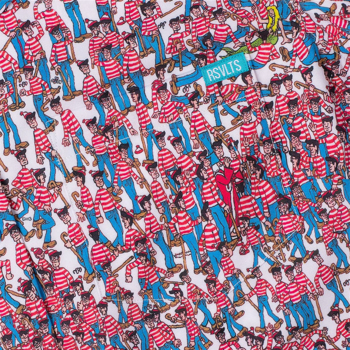 RSVLTS Where's Waldo Women's Short Sleeve Shirt Where's Waldo "There's Waldo!" – Women's KUNUFLEX Short Sleeve Shirt Where's Waldo "There's Waldo!" – Women's KUNUFLEX Short Sleeve Shirt