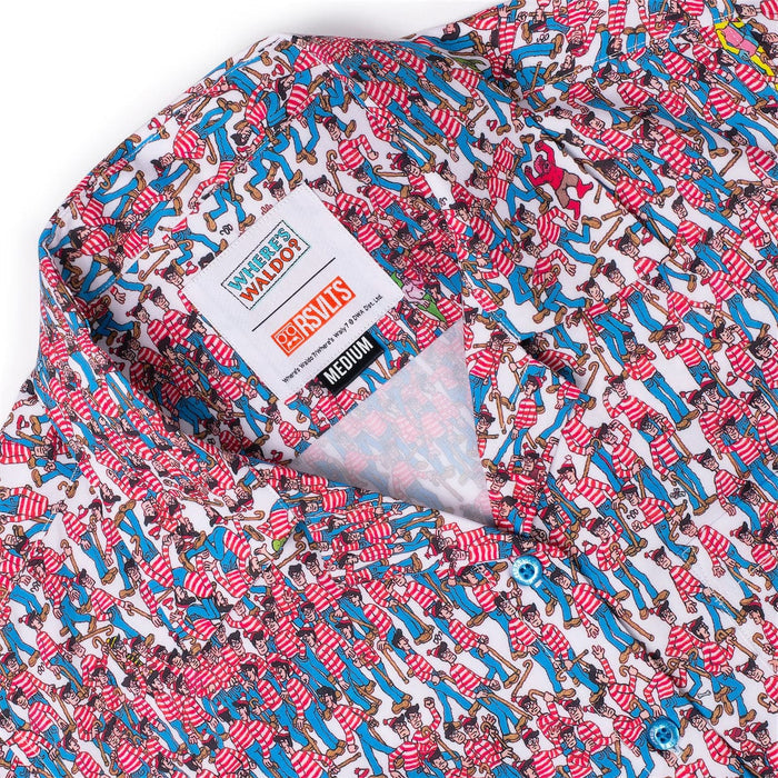 RSVLTS Where's Waldo Women's Short Sleeve Shirt Where's Waldo "There's Waldo!" – Women's KUNUFLEX Short Sleeve Shirt Where's Waldo "There's Waldo!" – Women's KUNUFLEX Short Sleeve Shirt