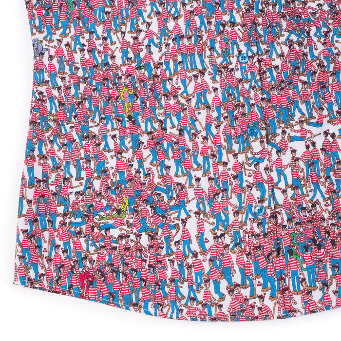 RSVLTS Where's Waldo Women's Short Sleeve Shirt Where's Waldo "There's Waldo!" – Women's KUNUFLEX Short Sleeve Shirt Where's Waldo "There's Waldo!" – Women's KUNUFLEX Short Sleeve Shirt