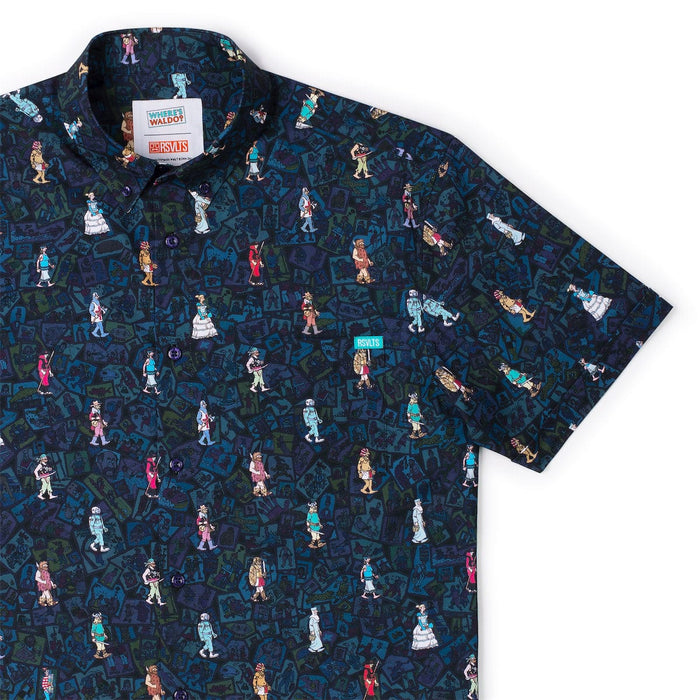 RSVLTS XS Where's Waldo Short Sleeve Shirt Where's Waldo "When's Waldo?" – KUNUFLEX Short Sleeve Shirt Where's Waldo "When's Waldo?" – KUNUFLEX Short Sleeve Shirt