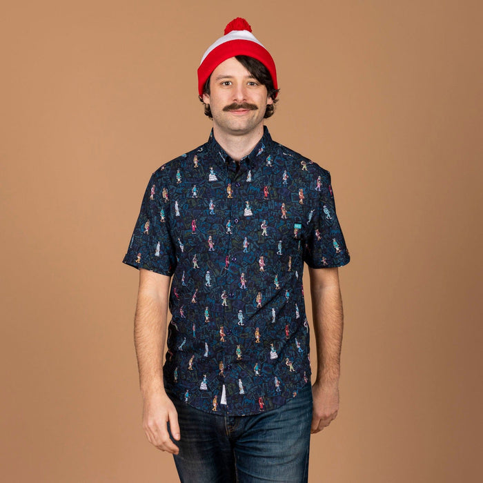 RSVLTS Where's Waldo Short Sleeve Shirt Where's Waldo? "When's Waldo?" – KUNUFLEX Short Sleeve Shirt Where's Waldo? "When's Waldo?" – KUNUFLEX Short Sleeve Shirt