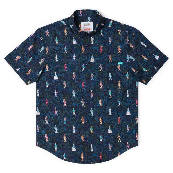 RSVLTS Where's Waldo Short Sleeve Shirt Where's Waldo "When's Waldo?" – KUNUFLEX Short Sleeve Shirt Where's Waldo "When's Waldo?" – KUNUFLEX Short Sleeve Shirt