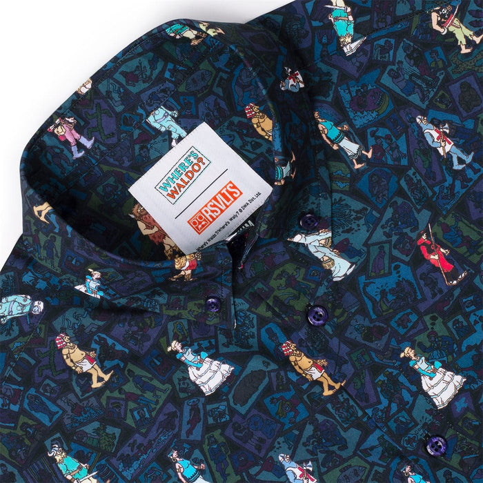 RSVLTS Where's Waldo Short Sleeve Shirt Where's Waldo "When's Waldo?" – KUNUFLEX Short Sleeve Shirt Where's Waldo "When's Waldo?" – KUNUFLEX Short Sleeve Shirt