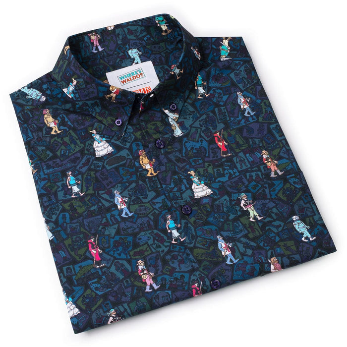 RSVLTS Where's Waldo Short Sleeve Shirt Where's Waldo "When's Waldo?" – KUNUFLEX Short Sleeve Shirt Where's Waldo "When's Waldo?" – KUNUFLEX Short Sleeve Shirt