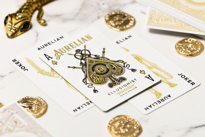 White Aurelians Playing Cards by Ellusionist