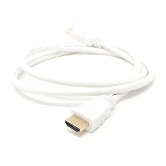 White Raspberry Pi 3 HDMI Cable - 1m [Discontinued] by The Pi Hut - The Pi Hut