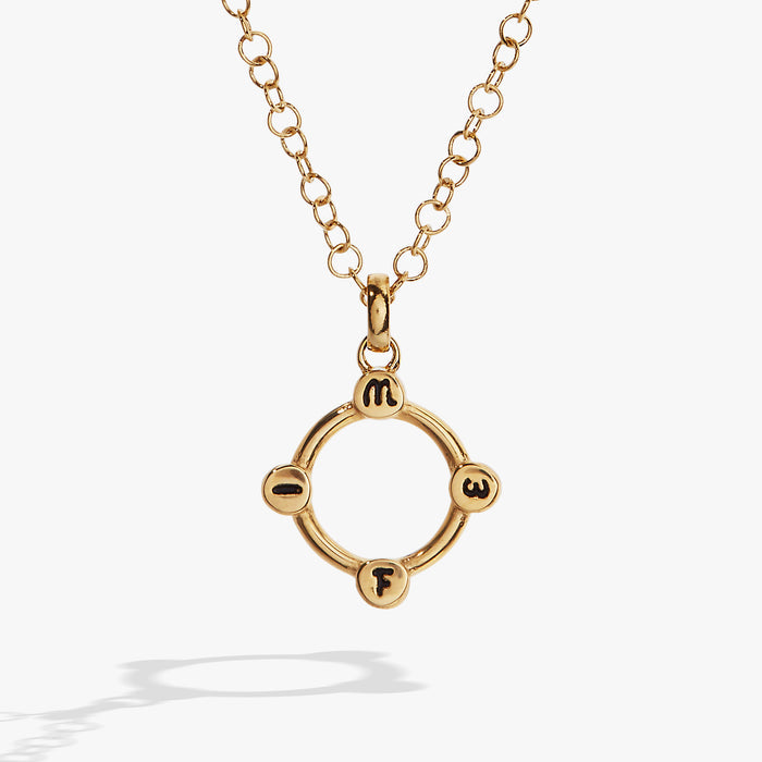 Wife Hidden Message Acrostic Necklace