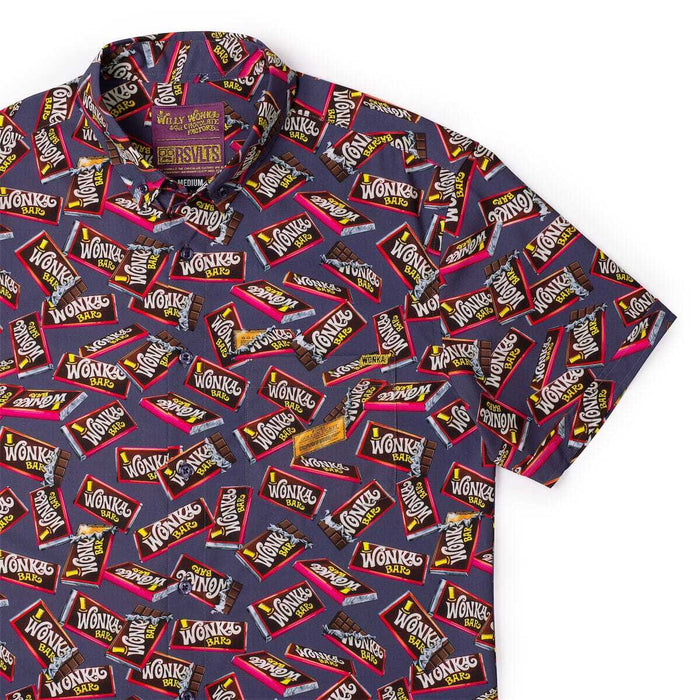 RSVLTS XS RSVLTS Willy Wonka Series 1  "You’ve Got a Golden Ticket" _ KUNUFLEX Short Sleeve Shirt