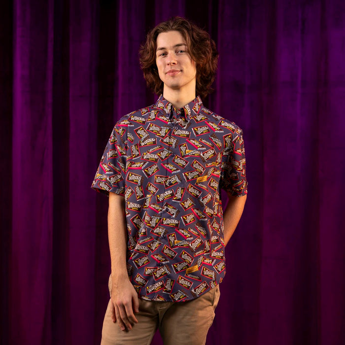 RSVLTS RSVLTS Willy Wonka Series 1  "You’ve Got a Golden Ticket" _ KUNUFLEX Short Sleeve Shirt