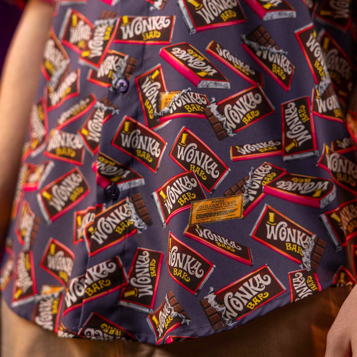 RSVLTS RSVLTS Willy Wonka Series 1  "You’ve Got a Golden Ticket" _ KUNUFLEX Short Sleeve Shirt