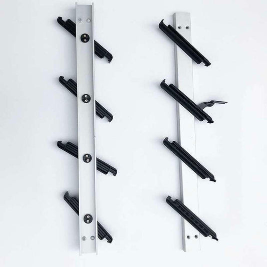 Wind Louvre Frame 10 Blade Alu 6" D/C Glass