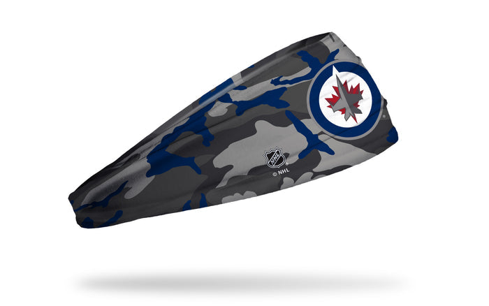 Winnipeg Jets: Camo Pop Big Bang Lite Headband - View 2