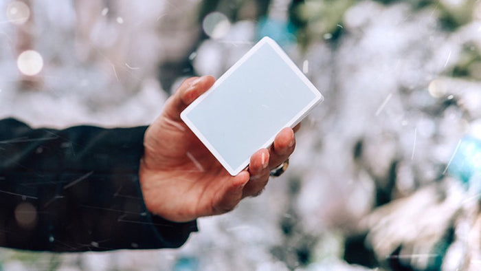 Winter NOC Glacier Ice (Blue) Playing Cards by HOPC