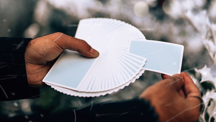 Winter NOC Glacier Ice (Blue) Playing Cards by HOPC
