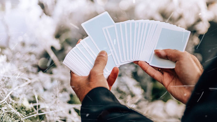 Winter NOC Glacier Ice (Blue) Playing Cards by HOPC