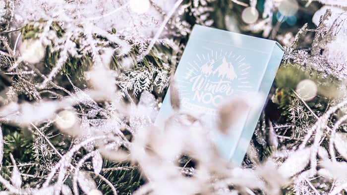 Winter NOC Glacier Ice (Blue) Playing Cards by HOPC