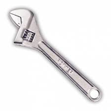 Wolfox Adjustable Wrench, Made of Forged Carbon Steel, Chrome Plated with Metric and Inch Scale. Ideal for Bicycle Repair, Plumbing, Vehicle and Machinery Repair, Furniture Assembly and Almost Every DIY - WF4510 and WF4512 MEGA