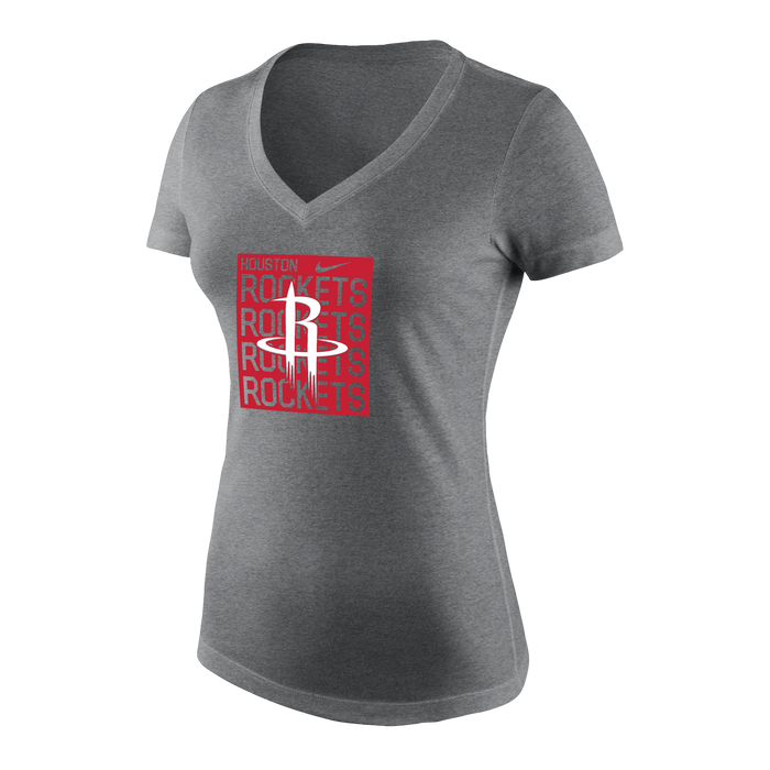 Women's Houston Rockets Nike V-Neck T-Shirt