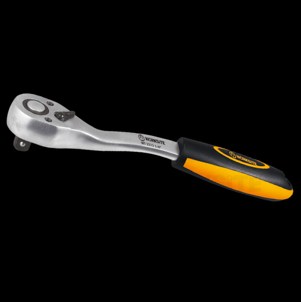 Worksite Ratchet Handle 3/8" X 9" - Reversible ratchet head, Durable all-steel construction, Quick-Release Swivel Head Ratchet - WT2314 Worksite Hand Tools