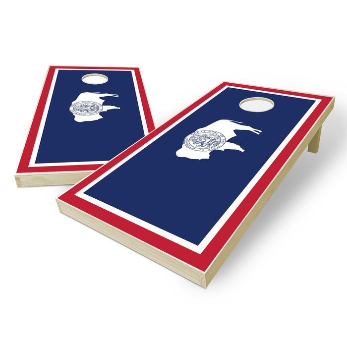 Wyoming State Flag Cornhole Set