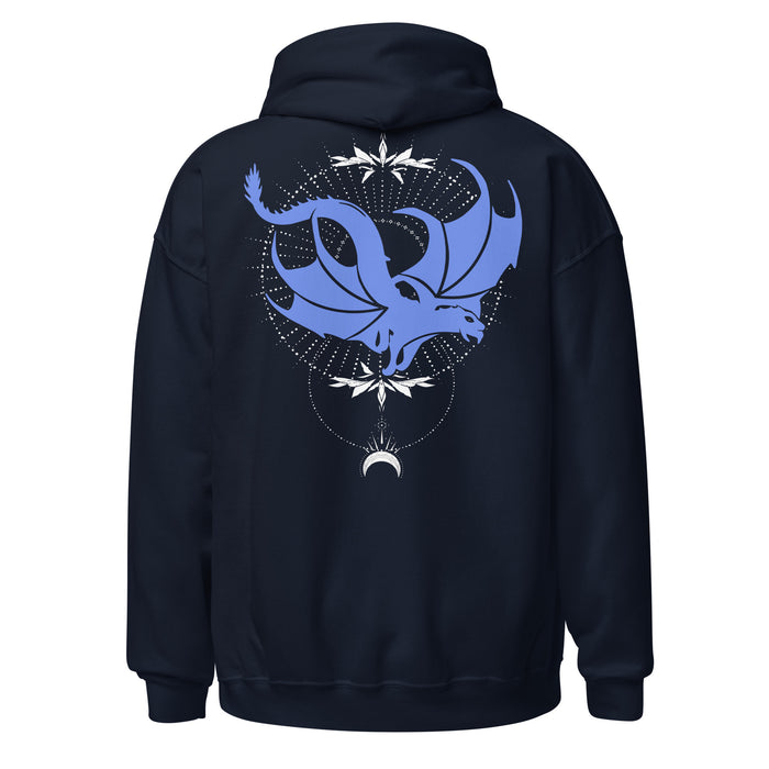 Xaden Riorson Dragon Relic Hoodie - The Bean Workshop - fourth wing, hoodie, rebecca yarros, xaden riorson