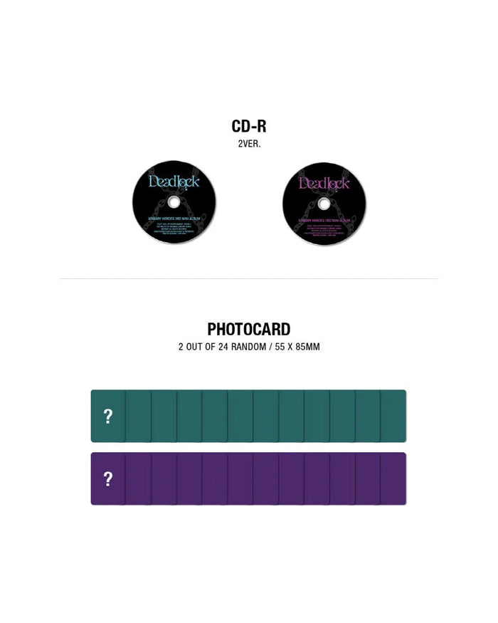 XDINARY HEROES - DEADLOCK (3RD MINI ALBUM) (2 Versions)