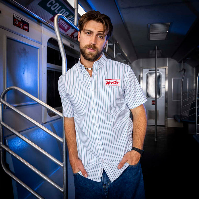 RSVLTS RSVLTS Short Sleeve Shirt Y2K Retro "Full Service" – KUNUFLEX Short Sleeve Shirt Y2K Retro "Full Service" – KUNUFLEX Short Sleeve Shirt
