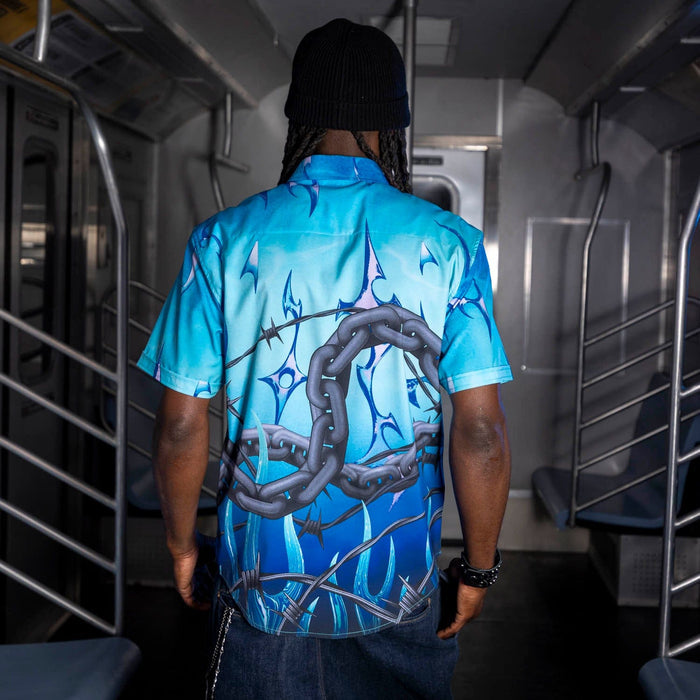 RSVLTS RSVLTS Short Sleeve Shirt Y2K Retro "Hardwired" – KUNUFLEX Short Sleeve Shirt Y2K Retro "Hardwired" – KUNUFLEX Short Sleeve Shirt