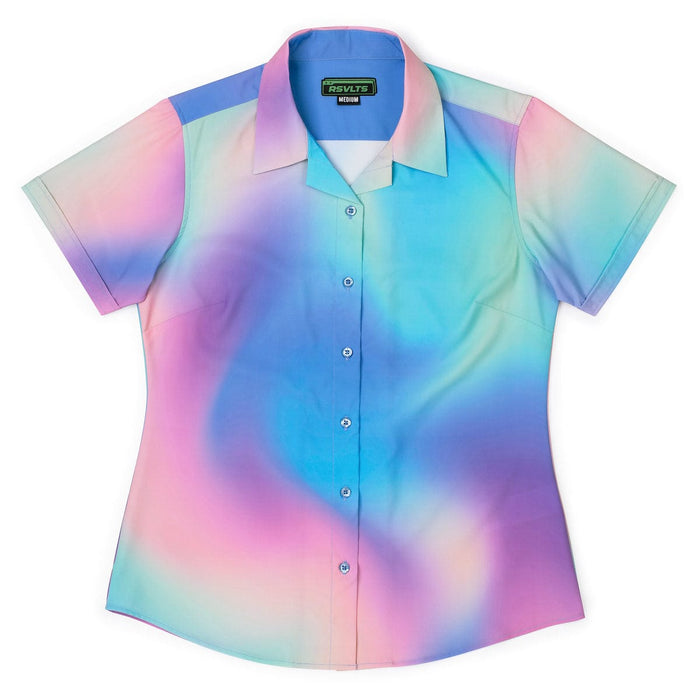 RSVLTS XS RSVLTS Women's Short Sleeve Shirt Y2K Retro "Sandstorm" – Women's KUNUFLEX Short Sleeve Shirt Y2K Retro "Sandstorm" – Women's KUNUFLEX Short Sleeve Shirt