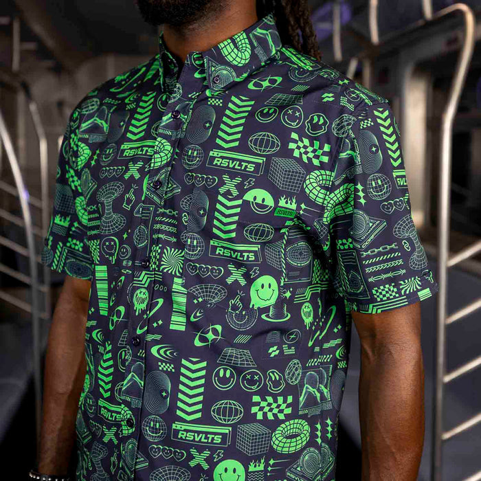 RSVLTS RSVLTS Short Sleeve Shirt Y2K Retro "World Wide Widgets" – KUNUFLEX Short Sleeve Shirt Y2K Retro "World Wide Widgets" – KUNUFLEX Short Sleeve Shirt