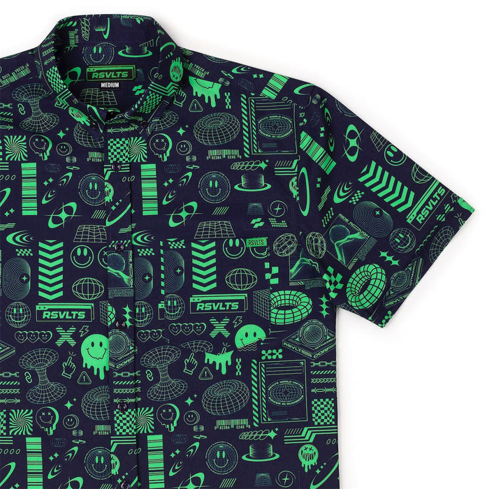 RSVLTS XS RSVLTS Short Sleeve Shirt Y2K Retro "World Wide Widgets" – KUNUFLEX Short Sleeve Shirt Y2K Retro "World Wide Widgets" – KUNUFLEX Short Sleeve Shirt