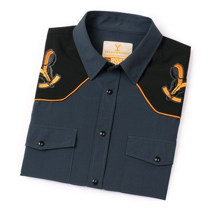 RSVLTS Yellowstone Yellowstone "EST. 1886" - Short Sleeve Roper Shirt