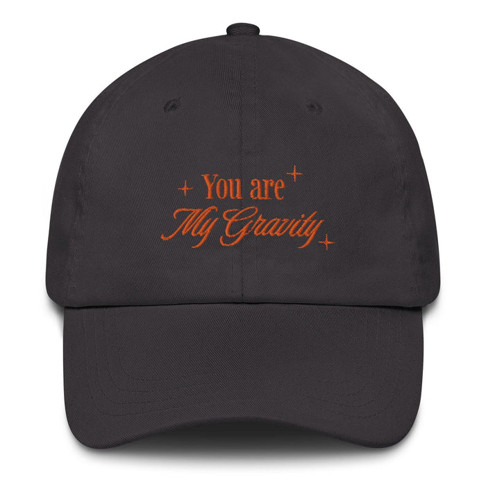You Are My Gravity Violet and Xaden Embroidered Dad Hat - The Bean Workshop - embroidered, fourth wing, hat, rebecca yarros, violet sorrengail, xaden riorson