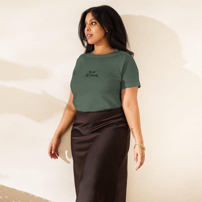 You Are My Gravity Violet and Xaden Embroidered Tee Shirt - The Bean Workshop - embroidered, fourth wing, rebecca yarros, t-shirt, violet sorrengail, xaden riorson