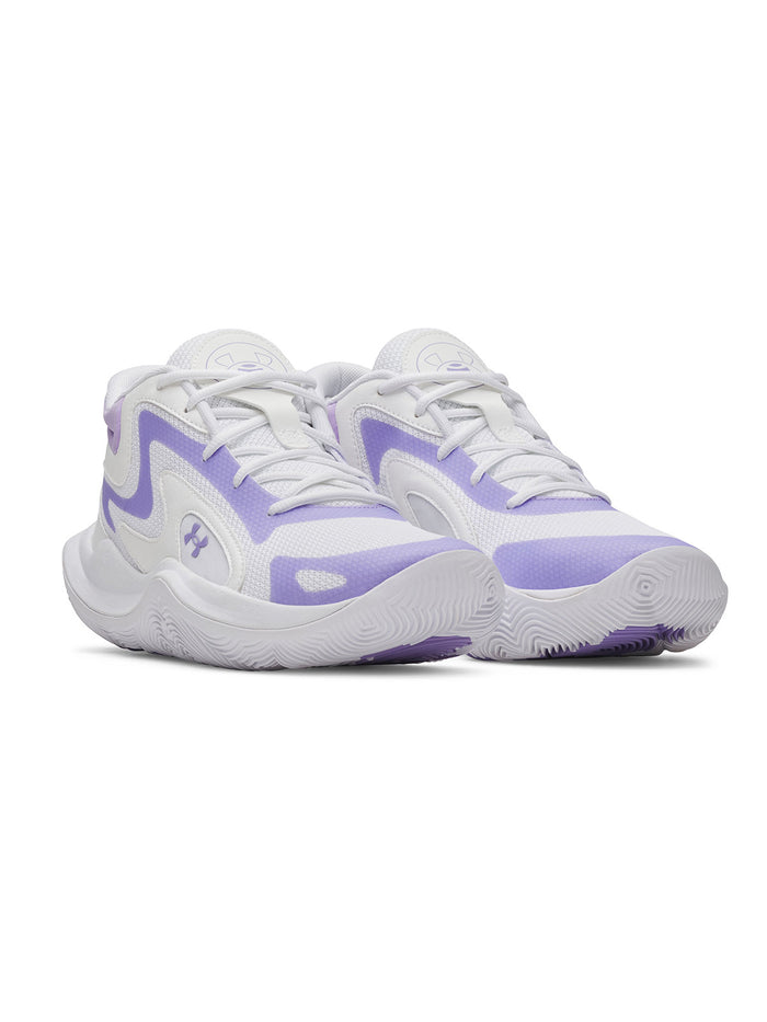 Zapatilla Basketball Unisex Jet '25 Blanco Under Armour