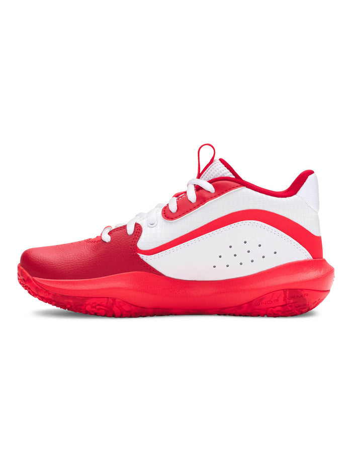 Zapatilla Basketball Niños Unisex Lockdown 7 Blanco Under Armour