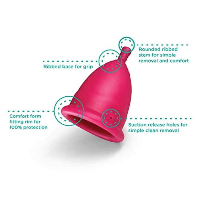 Zero-Waste Reusable Menstrual Cup, Hypoallergenic and Recyclable - Eco Trade Company