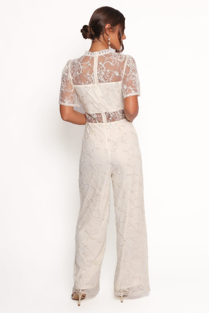 Petal and Pup USA PLAYSUITS Zina Jumpsuit - Ivory