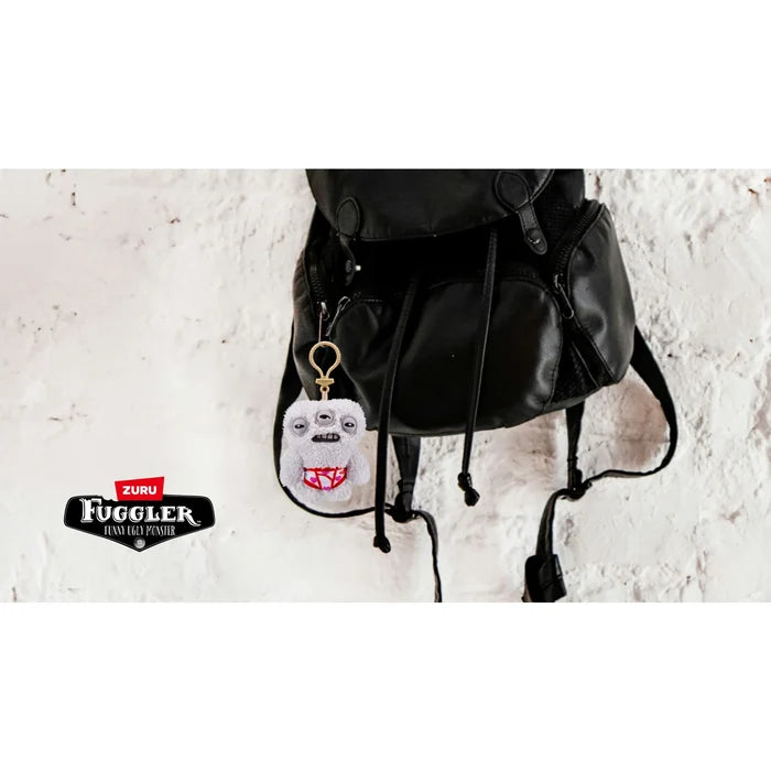 Zuru Fugglers 5 Inch Plush Keyring - Annoyed Alien Gray