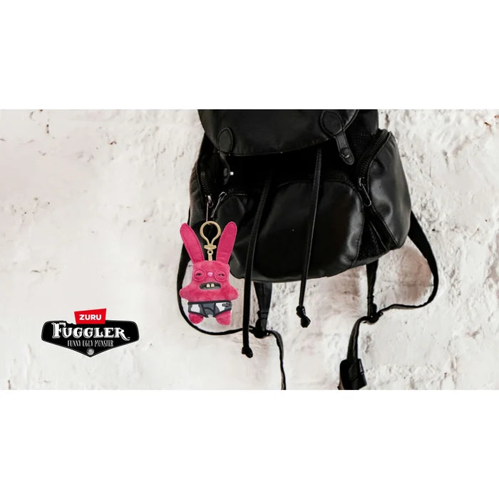 Zuru Fugglers 5 Inch Plush Keyring - Rabid Rabbit Pink