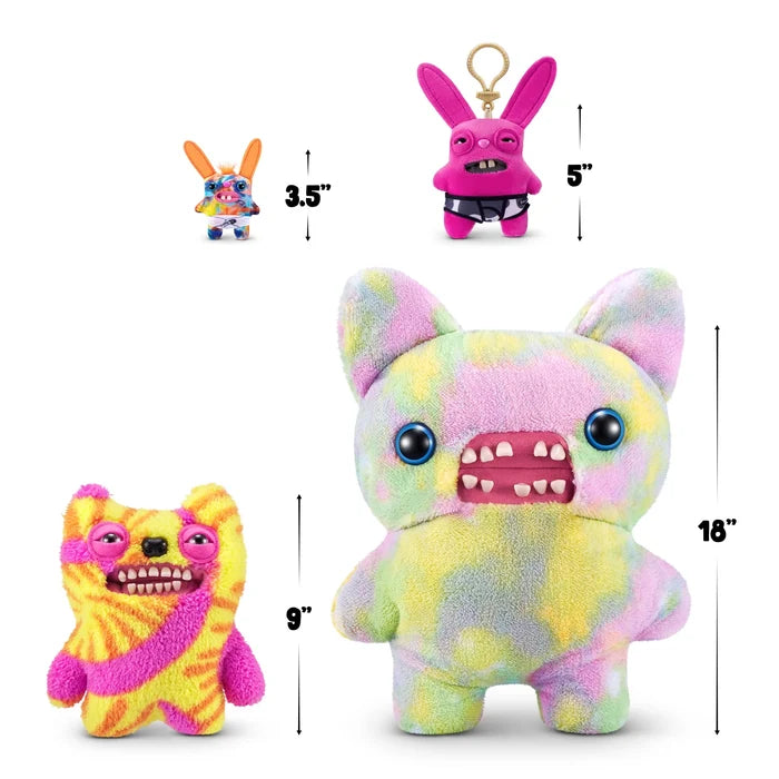 Zuru Fugglers 5 Inch Plush Keyring - Rabid Rabbit Pink