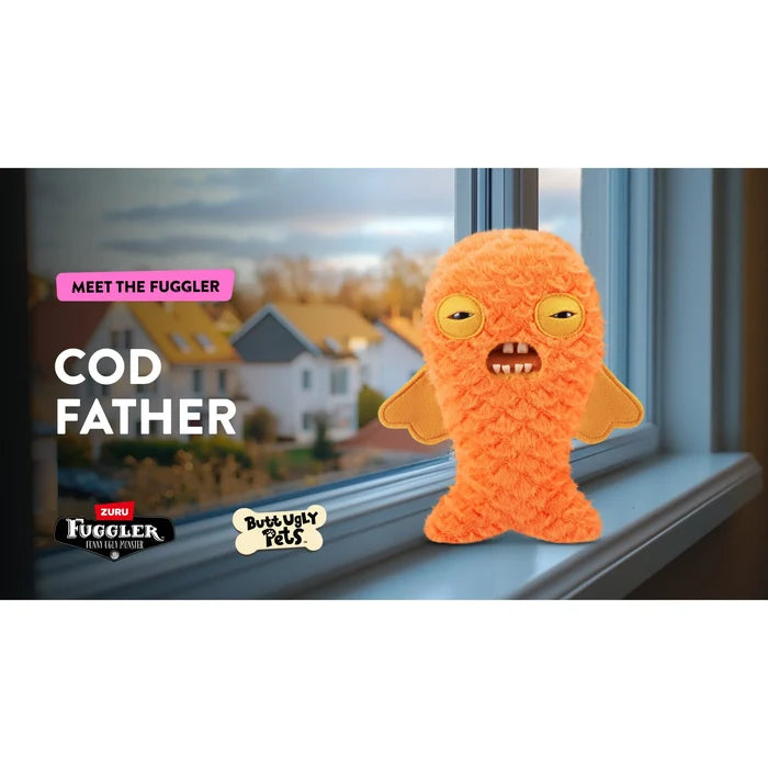 Zuru Fugglers 9 Inch Butt Ugly Pets - Cod Father (Goldfish)